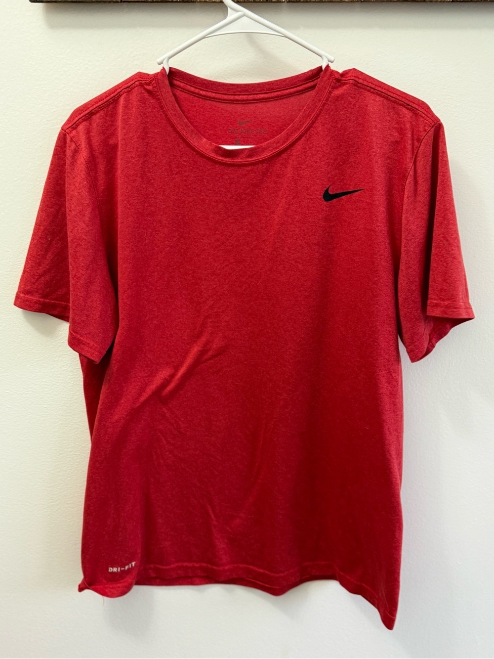 Nike Red Short Sleeve Dri-FIT Training Tee